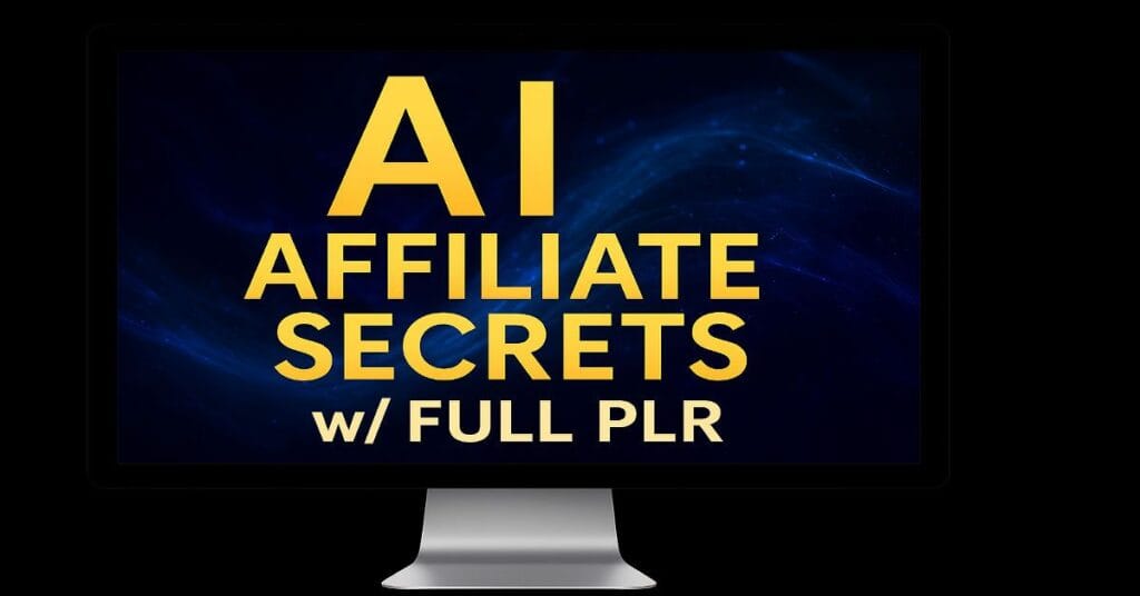 AI Affiliate Secrets PLR training system