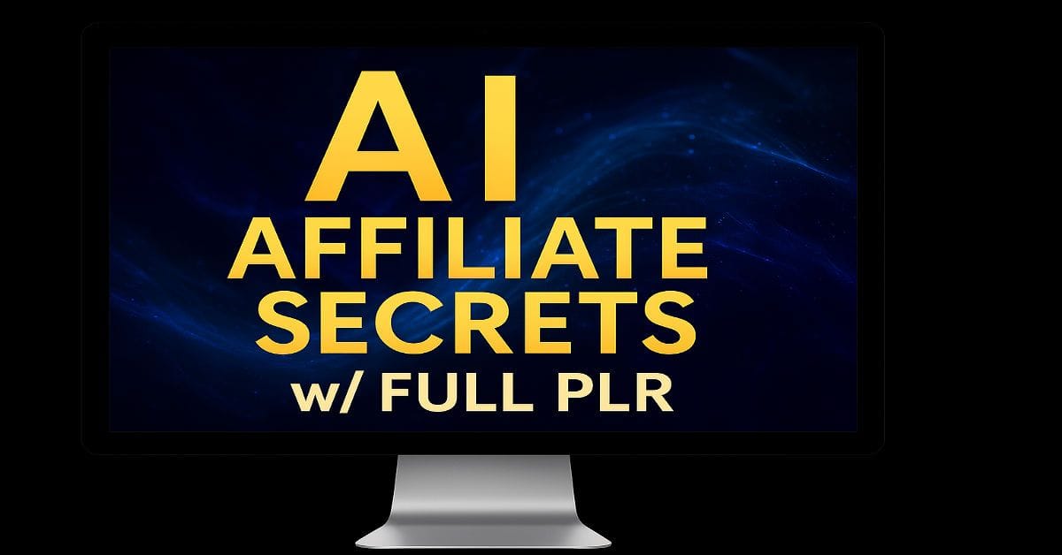 AI Affiliate Secrets PLR training system