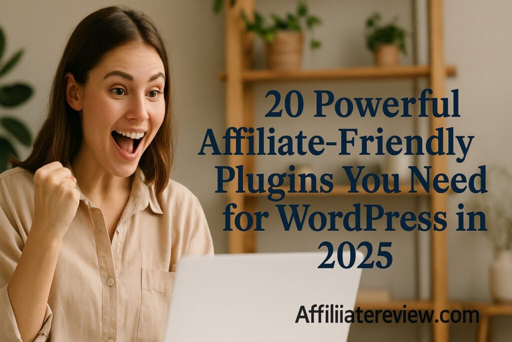 20 Best Affiliate Friendly Plugins to Skyrocket Your WordPress Success in 2025