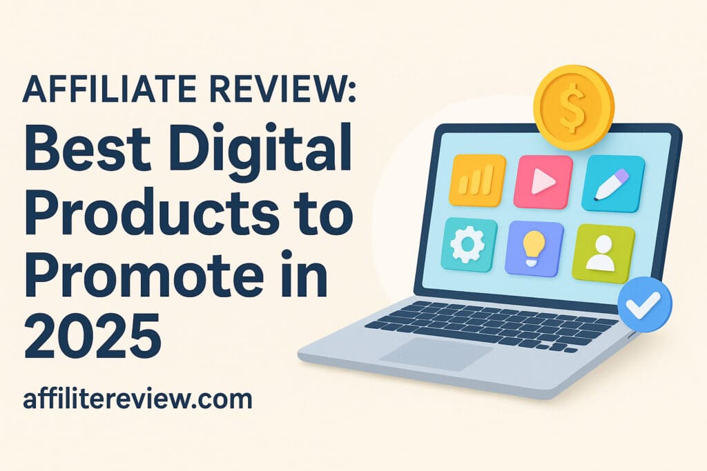 Affiliate Review Best Digital Products to Promote in 2025