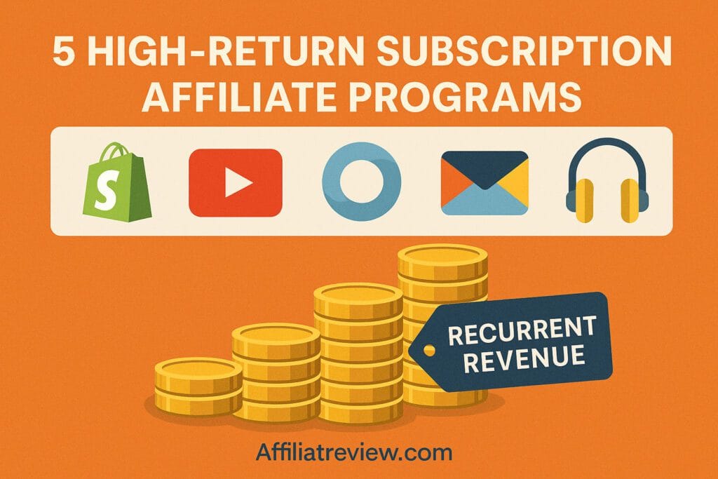 Best Subscription-Based Affiliate Programs 2025