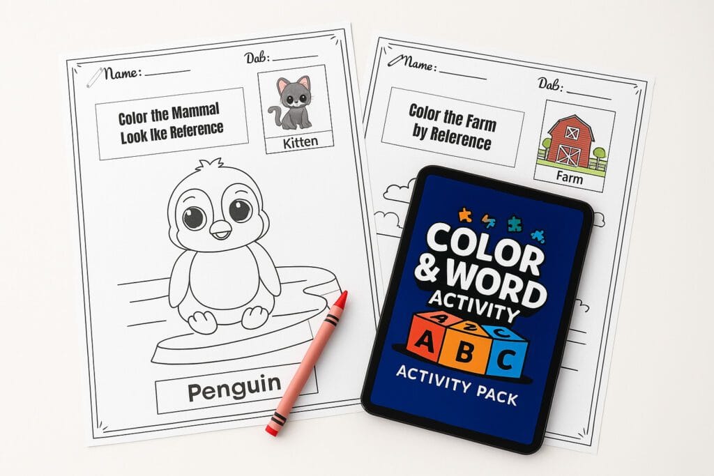 Color & Word Activity Pack Review