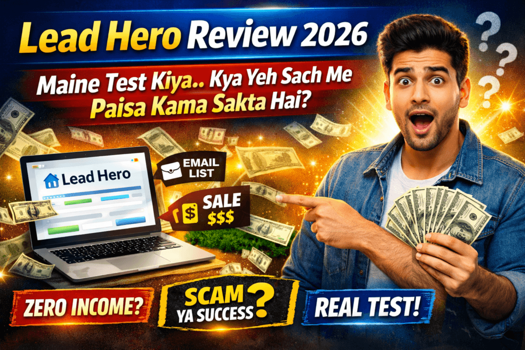 Lead Hero Review 2026 email funnel and online earning tool
